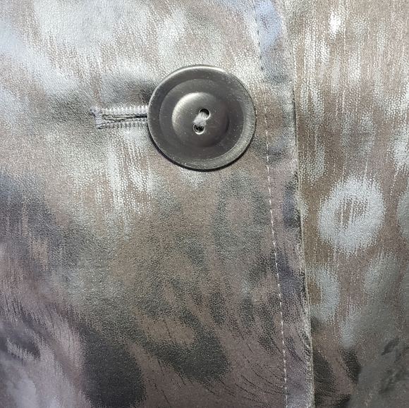 VIA SPIGA Metallic Animal Print Lux Coat - Picture 4 of 8